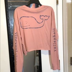 Vineyard Vines | “Volleyball” Cropped Long Sleeve